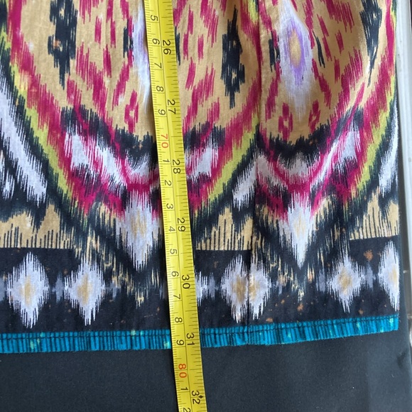 Just My Size A-Line  Skirt, 1X, Multi-Color Boho Design - Picture 9 of 13
